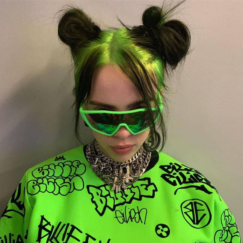12 Transformasi Warna Rambut Billie Eilish, Unik dan Keren Abis! | IDN ...