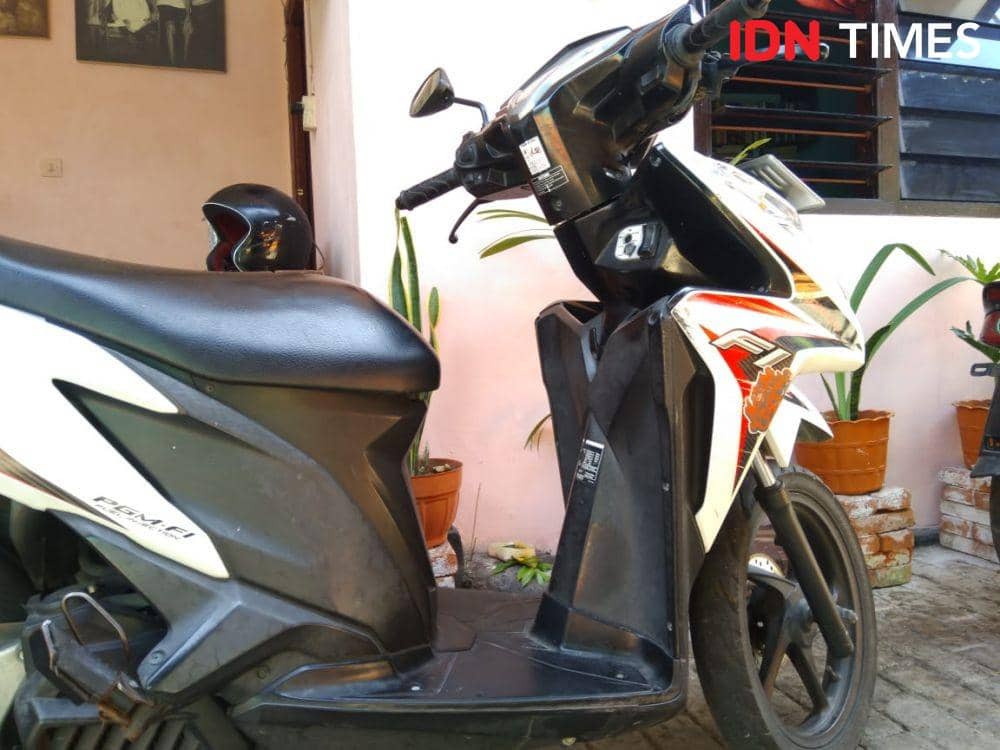 Ilustrasi motor matik. (IDN Times/Ni Ketut Sudiani)