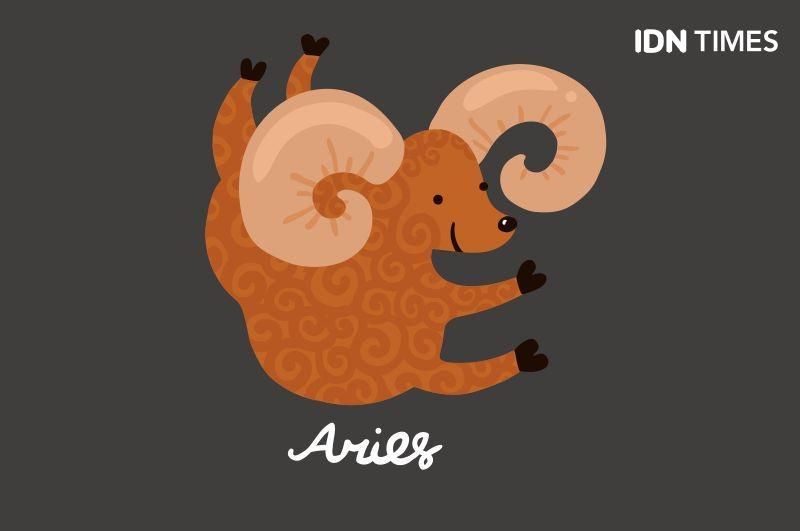 Ilustrasi Zodiak (Aries) (IDN Times/Mardya Shakti)