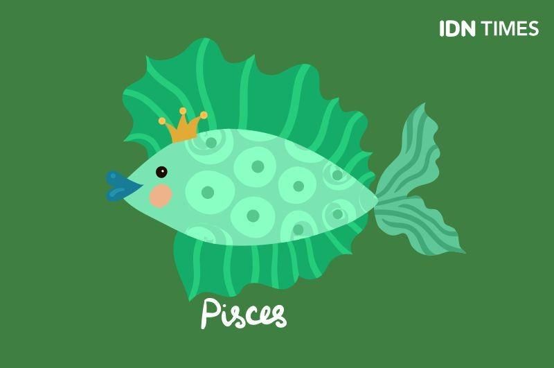 Logozodiakpisces Ilustrasi Zodiak (Pisces) (IDN Times/Mardya Shakti)