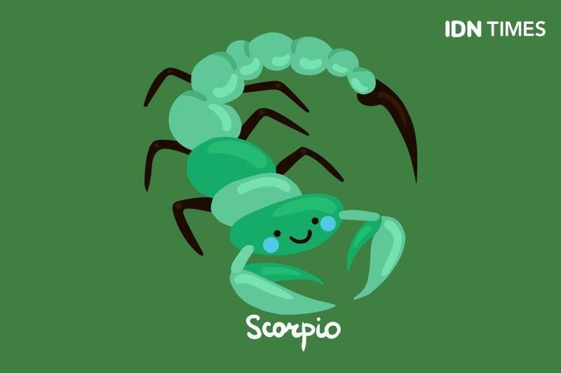 Ilustrasi Zodiak (Scorpio) (IDN Times/Mardya Shakti)