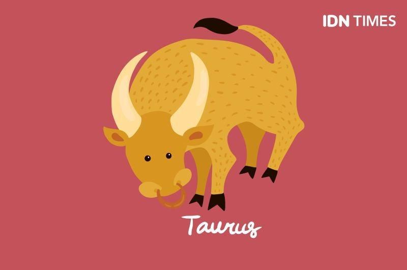 Logozodiaktaurus Ilustrasi Zodiak (Taurus) (IDN Times/Mardya Shakti)