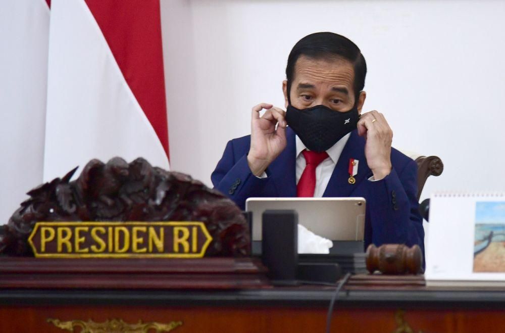 Jokowi memberi arahan dalam rapat terbatas pada Senin (14/9/2020) (Dok. Biro Pers Kepresidenan)