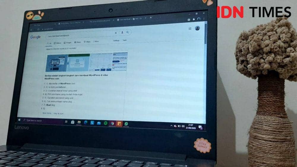 Ilustrasi pencarian di search engine (IDN Times/Besse Fadhilah)