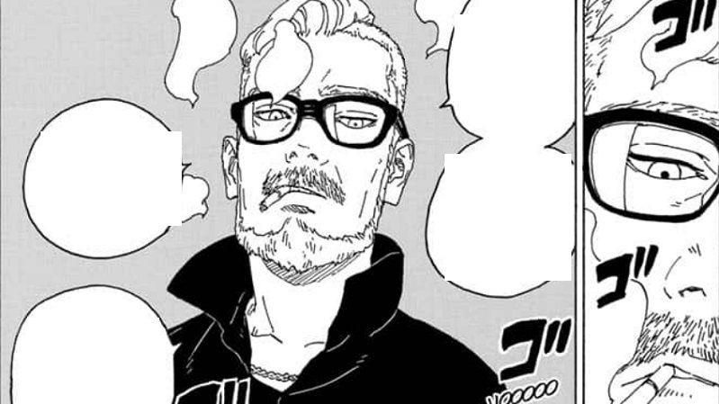 Amado menawarkan Kawaki segel Karma. mangaplus.shueisha.co.jp/Boruto: Naruto Next Generations