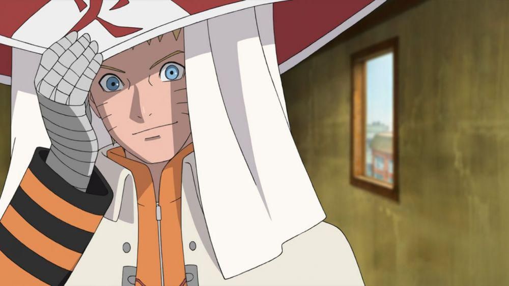 Naruto mengenakan pakaian Hokage. (dok. Pierrot/Boruto: Naruto Next Generations)