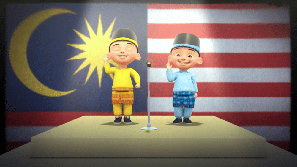 Upin dan Ipin di Hari Malaysia (dok.Les' Copaque Production/ Upin Ipin)