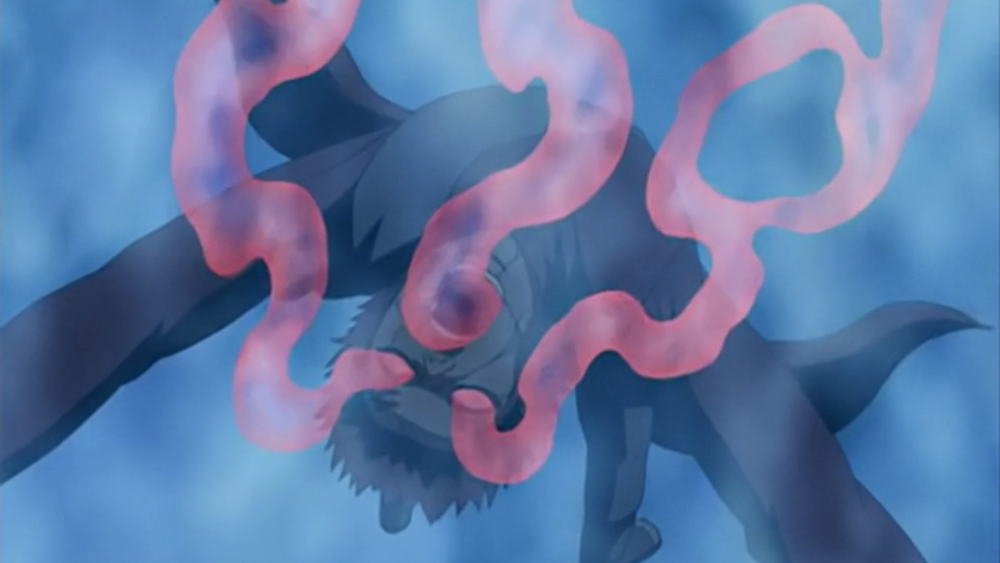 Cuplikan adegan saat Akatsuki mengekstrak Shukaku dari tubuh Gaara. (dok. Crunchyroll/Naruto: Shippuden)