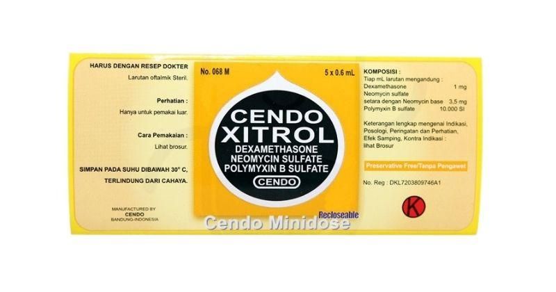 Cendo Xitrol: Kegunaan, Dosis, Efek Samping dan Harga