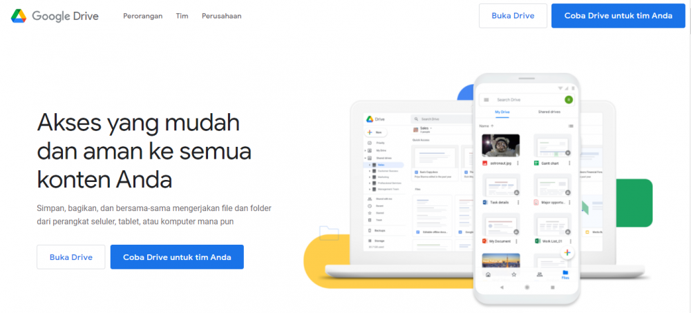 ilustrasi Google Drive (dok. Google)