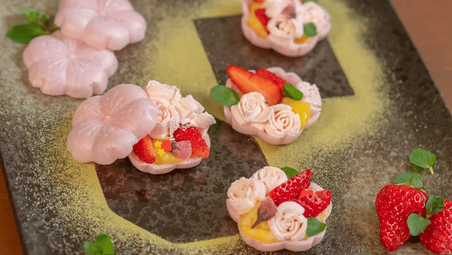 ilustrasi sakura monaka (youtube.com/Enoshima Cooking)