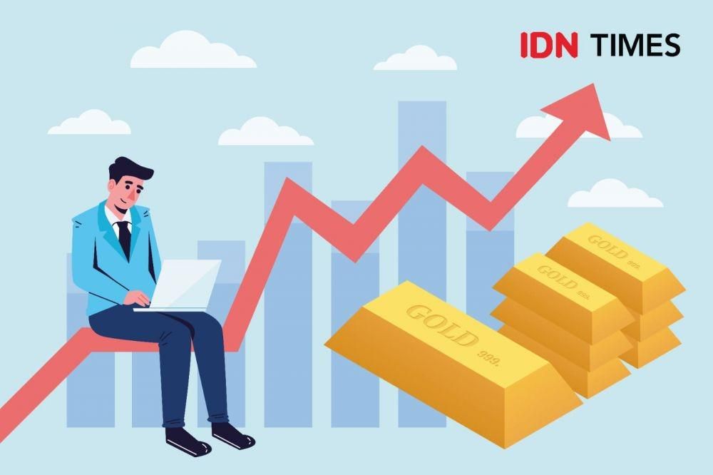 AS Serang Iran, Harga Emas dan Minyak Mentah Melejit Pekan Ini