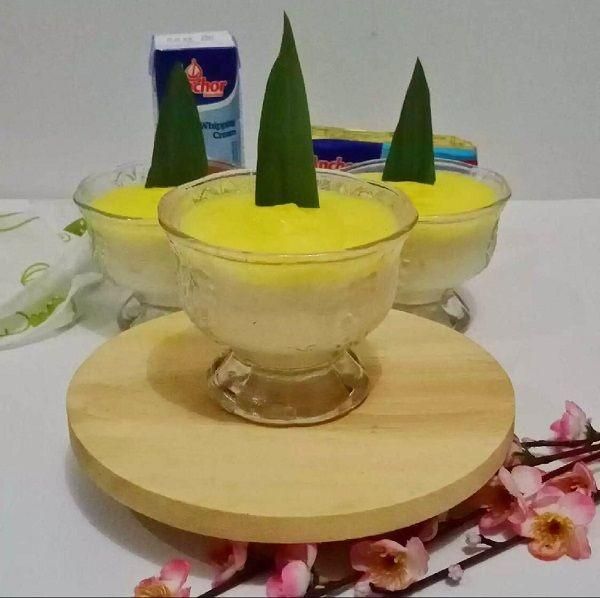 Bubur sumsum whip cream (Yummy.co.id/Elva Silvana)