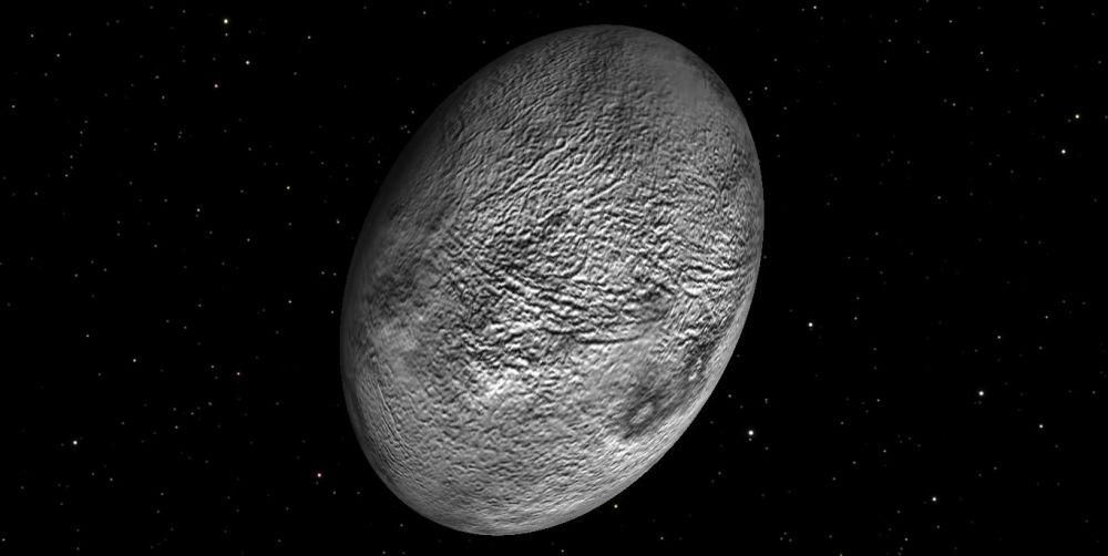 potret planet kerdil Haumea (commons.wikimedia.org/Jin Zan)