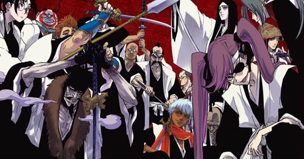 Para karakter generasi pertama Gotei 13 ( Dok. Shueisha, Weekly Shonen Jump / Bleach )