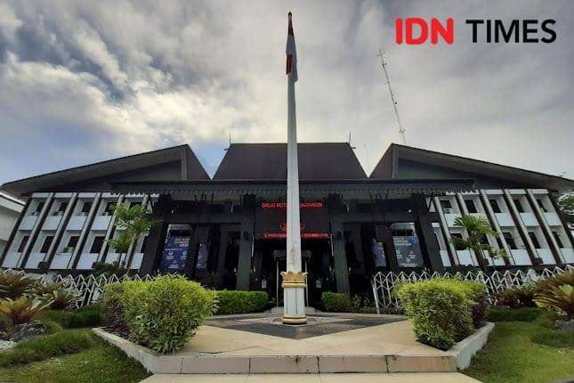 Balai Kota Banjarmasin Kalimantan Selatan. (IDN Times/Hamdani)