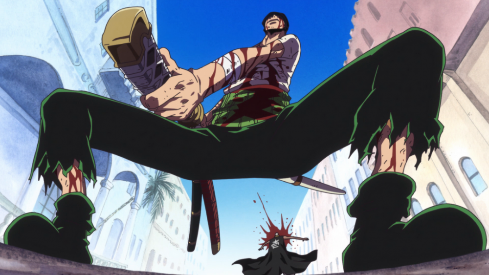 Apakah Tebasan Zoro ke Mr. 1 di Arabasta Itu Busoshoku Haki? Ini Teorinya!