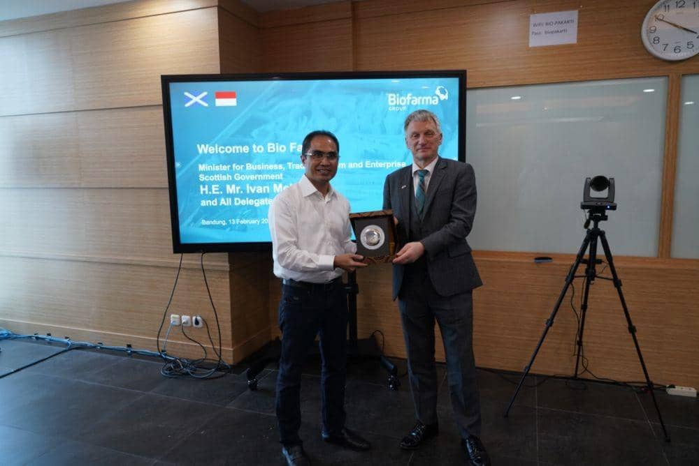 Bio Farma Jajaki Peluang Kerja Sama dengan Skotlandia | IDN Times Jabar