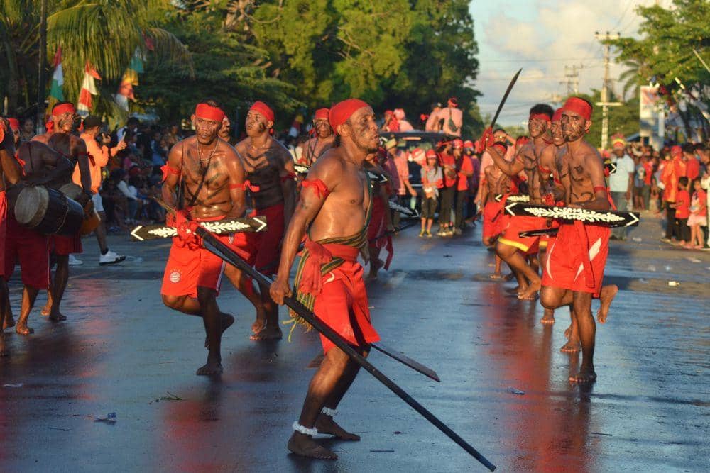 Ilustrasi Tari Cakalele