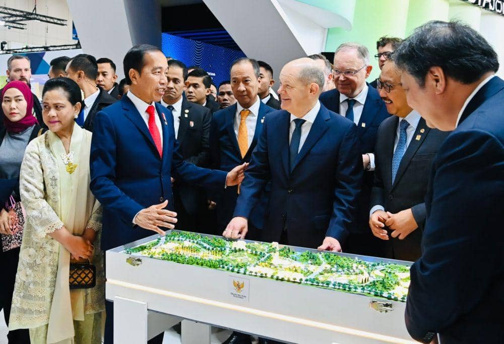 Foto utama artikel IDN Times tentang maket buatan anak bangsa di Hannover Messe 2023