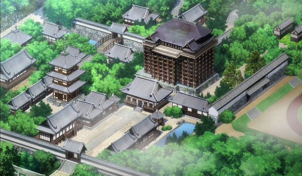 Jujutsu High tempat latihan pemburu roh (dok. MAPPA Studio/Jujutsu Kaisen)