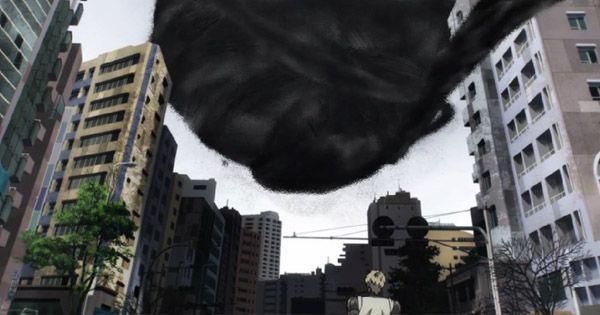 Genos menyaksikan Mosquito Girl memanggil para nyamuk  ( Dok. Madhouse / One Punch Man )