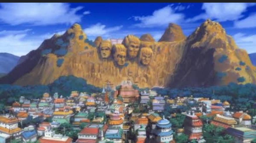 Gambar Konoha dalam Film naruto.(google.com/naruto.fandom.com)
