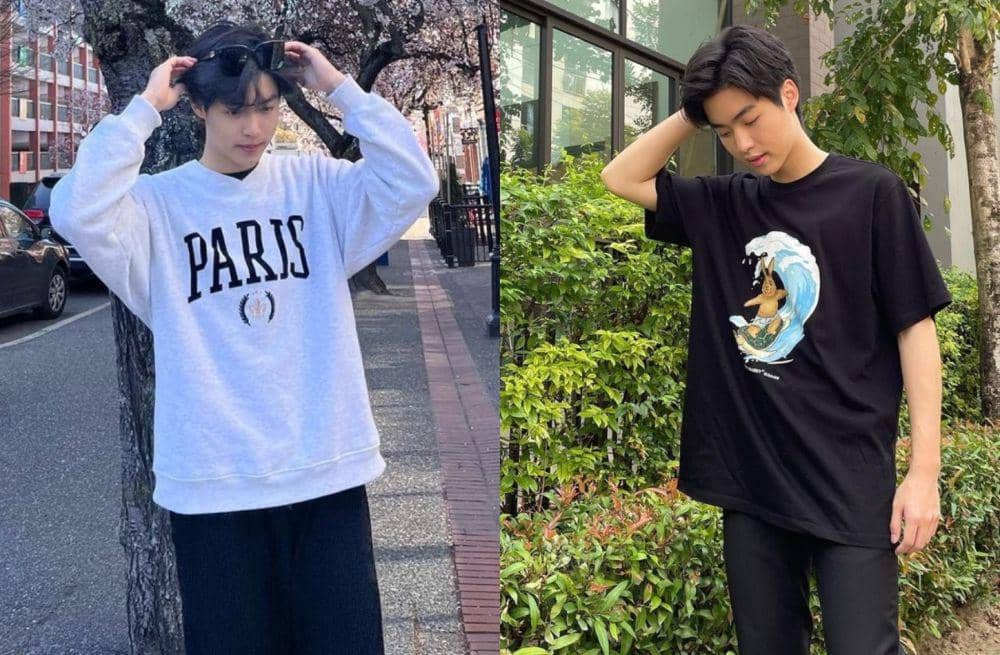 9 Inspirasi Outfit Nongkrong ala Mick Metas Adik Win Metawin | IDN ...