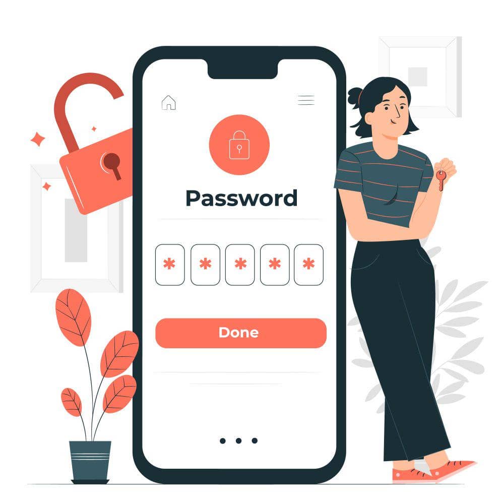 ilustrasi password (freepik.com/stories)