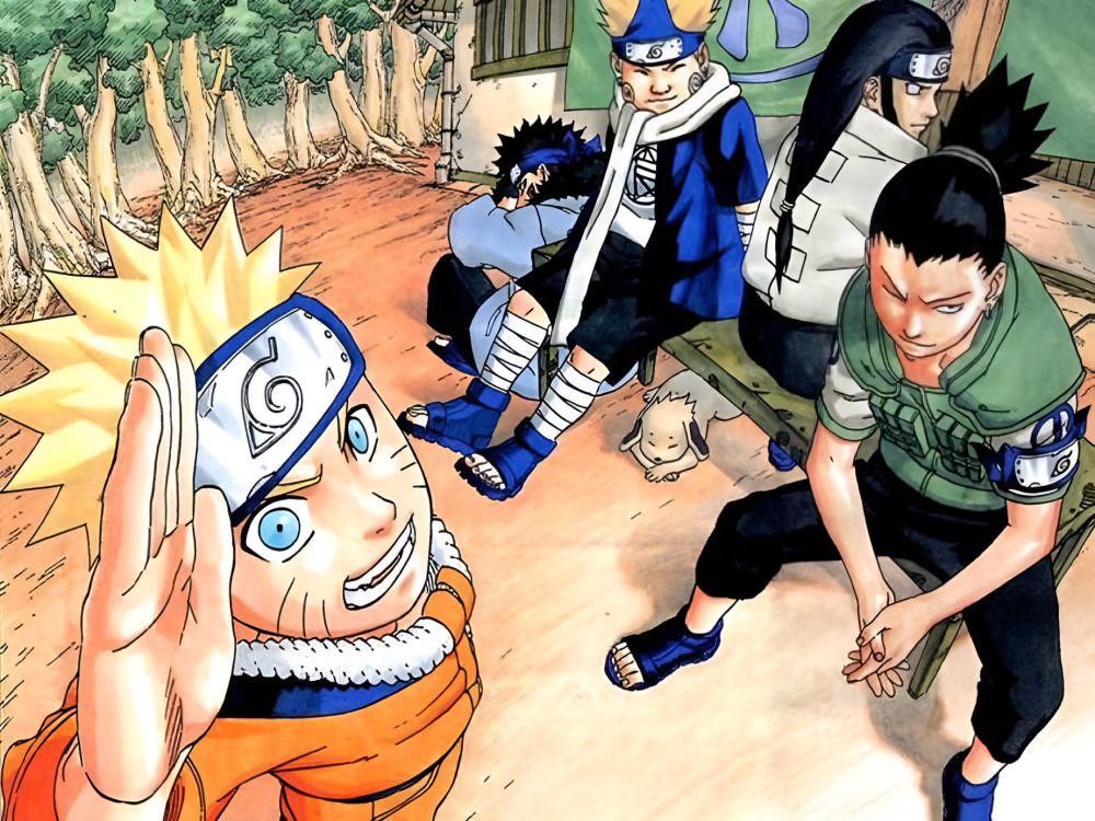ilustrasi naruto bersama sahabatnya (twitter.com/Kishimoto)