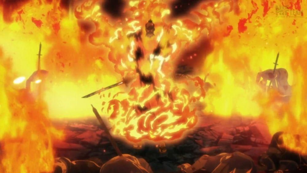 Bankai api terkuat, Zanka no Tachi (dok. Pierrot/Bleach: A Thousand Year Blood War)