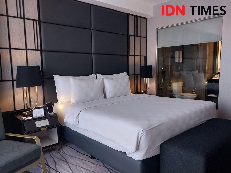 Potret kamar Executive di Grand Swissbelhotel Darmo, Surabaya (IDN Times/Fasrinisyah Suryaningtyas)