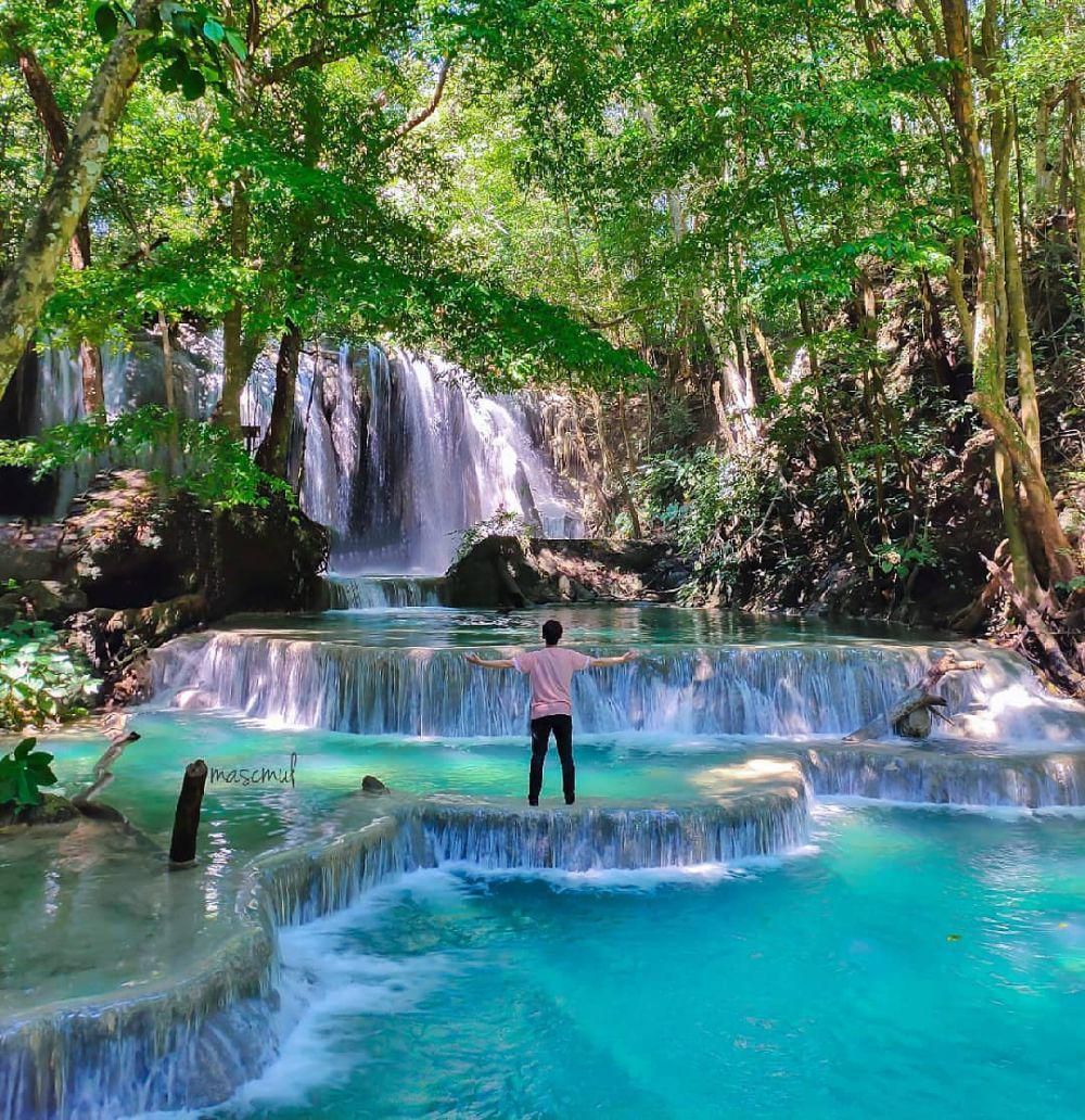 potret Air Terjun Mata Jitu (instagram.com/jelajahsumbawa)