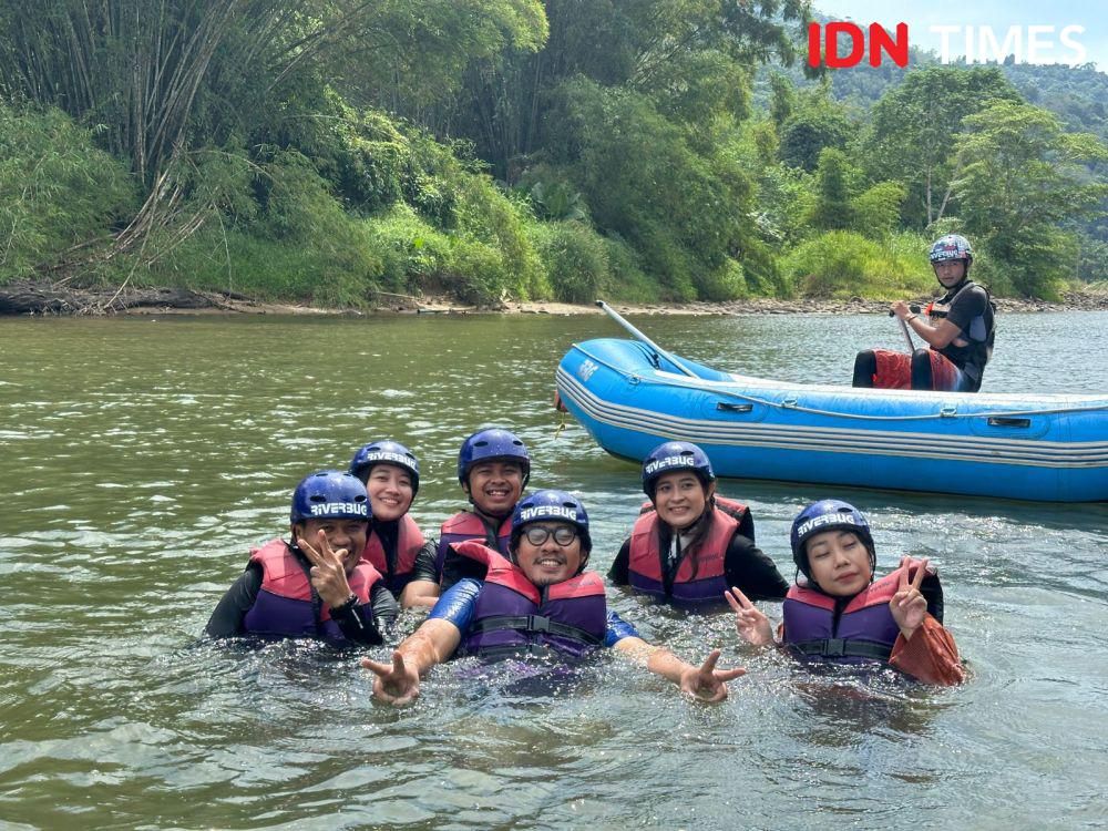 Suasana rafting di Kiulu, Sabah. (IDN Times/Sandy Firdaus)