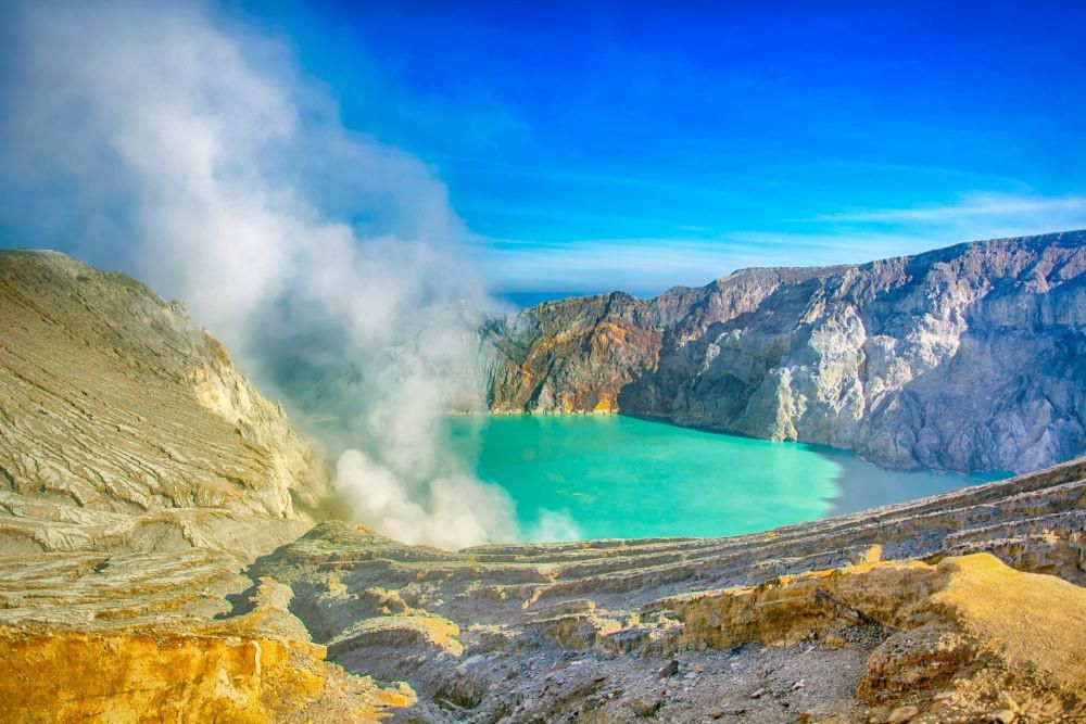 Potret Kawah Ijen di Gunung Ijen, Jawa Timur (unsplash.com/pkddapacific)