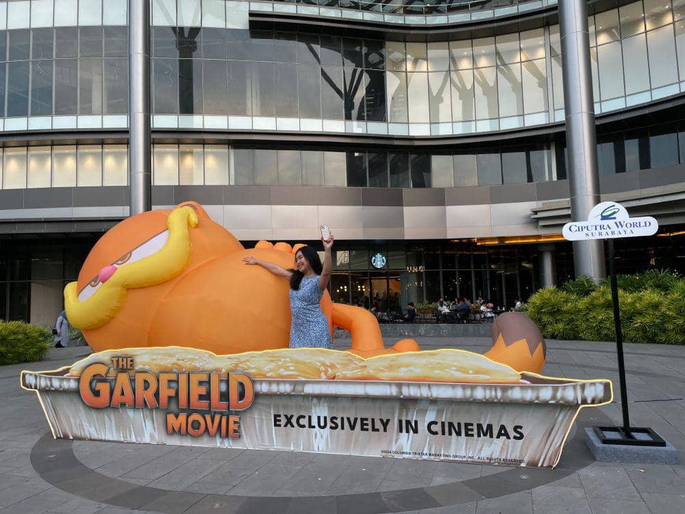 The Garfield Movie Installation Hadir di Ciwo Surabaya | IDN Times Jatim