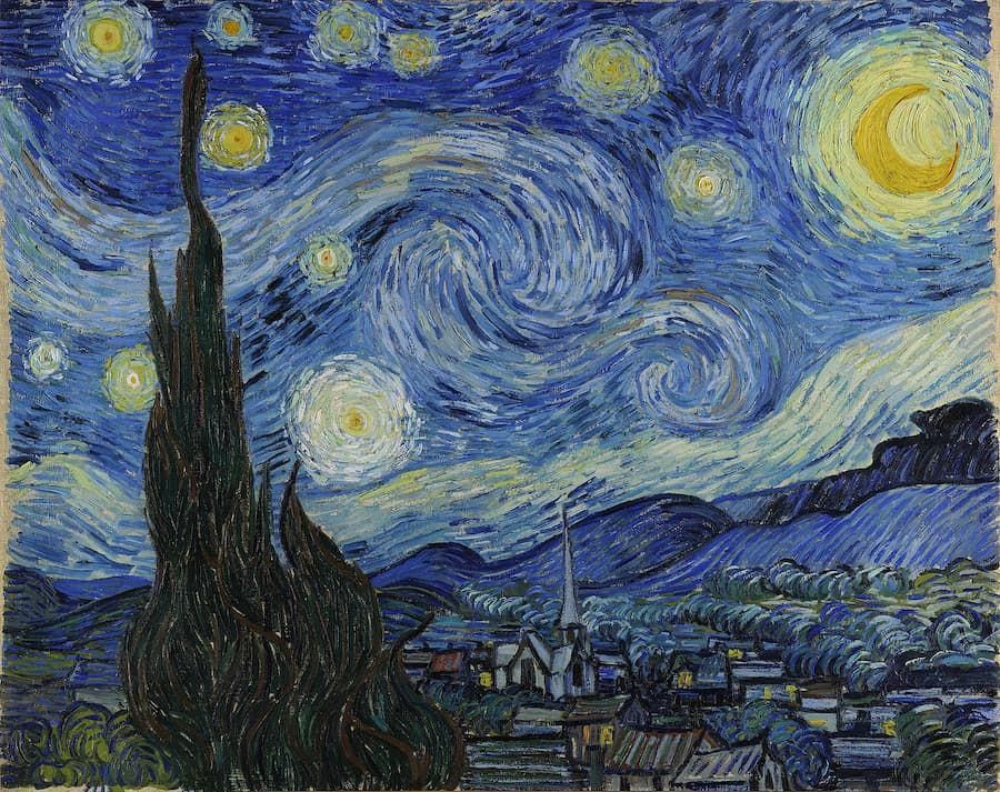 lukisan Starry Night - Van Gogh (commons.wikimedia.org)