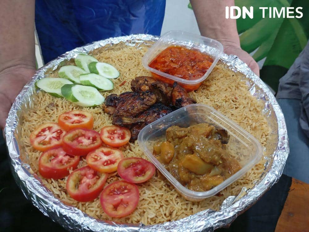 Resep nasi kebuli kambing bisa jadi menu keluarga saat Idul Adha (IDN Times/Feny Maulia Agustin)