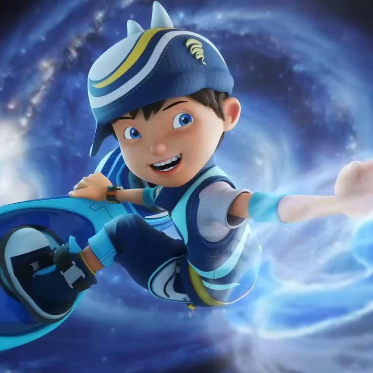 ilustrasi BoBoiboy Angin
