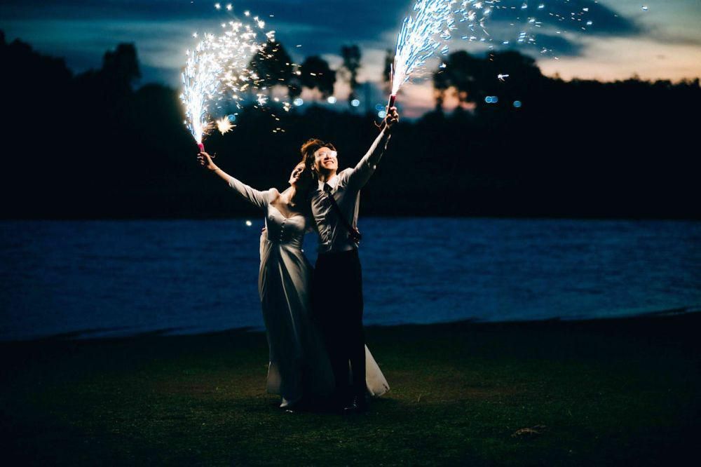 Potret merayakan tahun baru