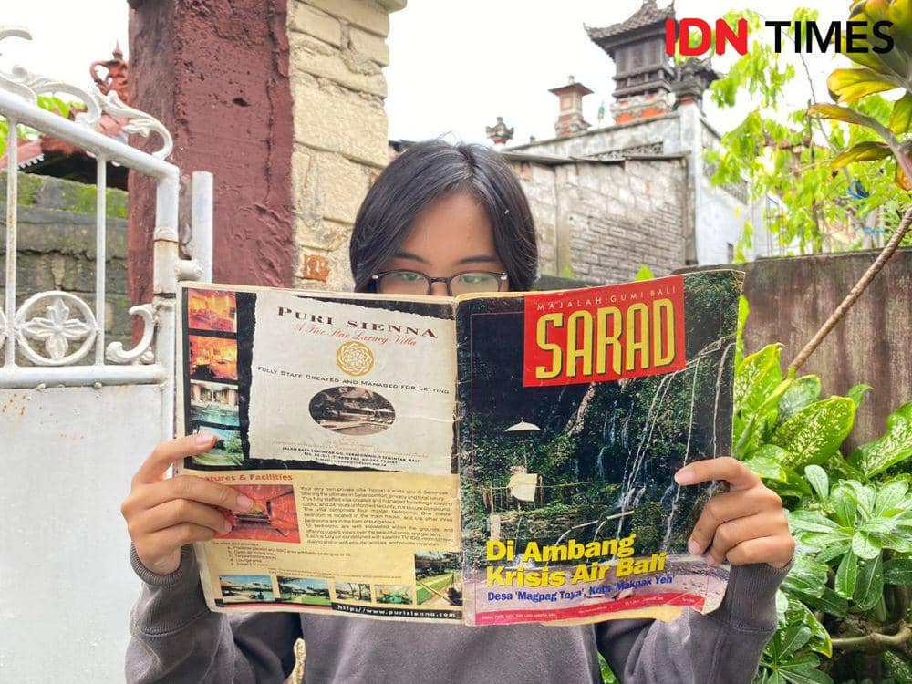 Cover Majalah Gumi Bali Sarad. (IDN Times/Yuko Utami)