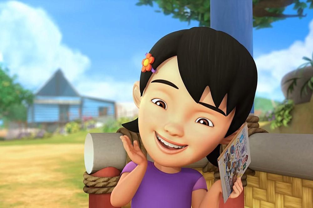 Susanti di serial Upin dan Ipin (youtube.com/Les Copaque Production)