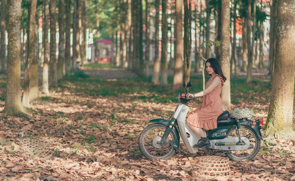 ilustrasi penggunaan motor bebek (pexels.com/Min An)