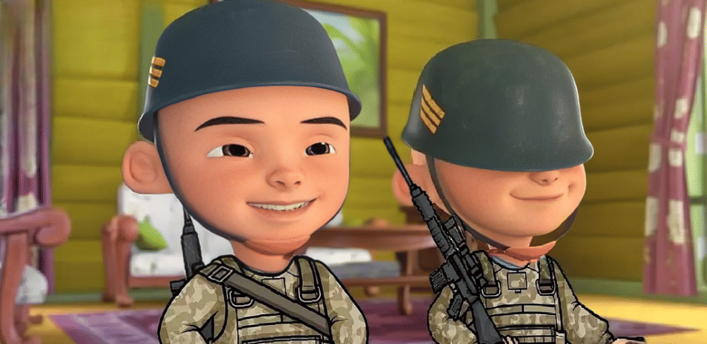 peran Upin dan Ipin selian anak TK (youtube.com/Les'Copaque Production)