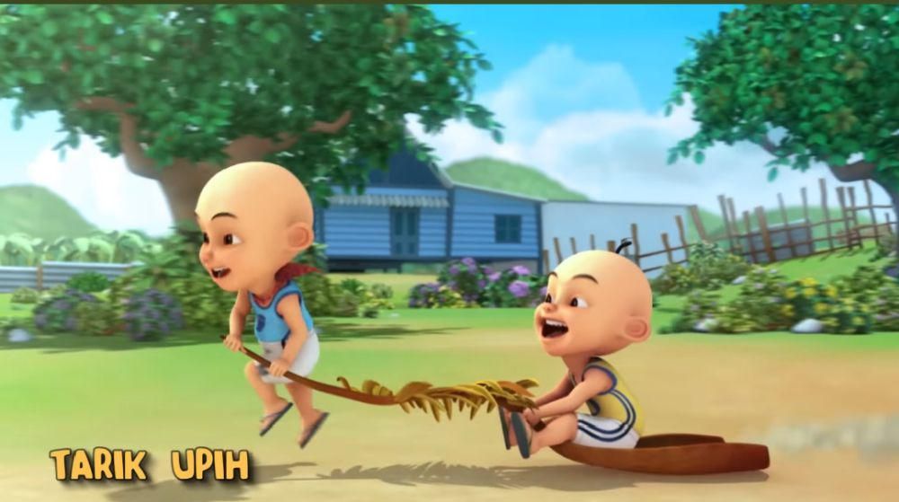 permainan tradisional di serial Upin dan Ipin (youtube.com/Les' Copaque Production)