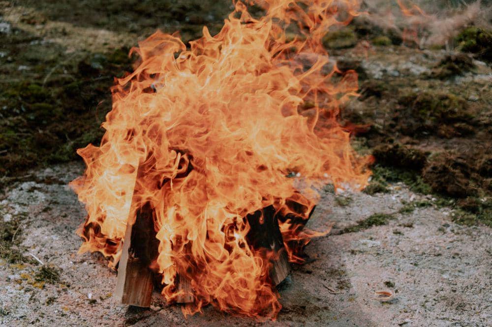 Ilustrasi membakar sampah (Pexels.com/cottonbro studio)