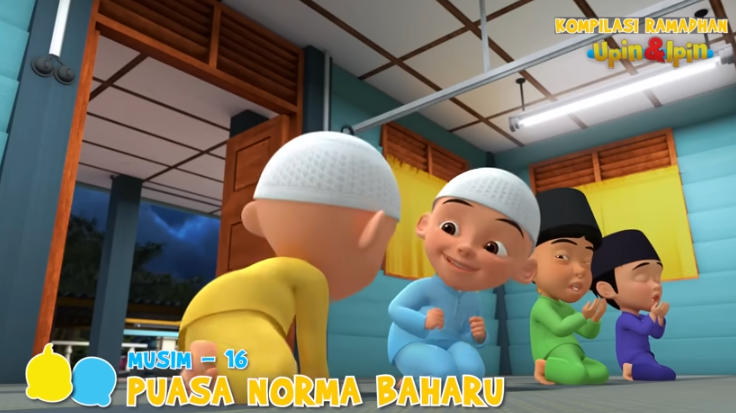 cuplikan Upin Ipin episode Puasa Norma Baharu (youtube.com/Les' Copaque Production)