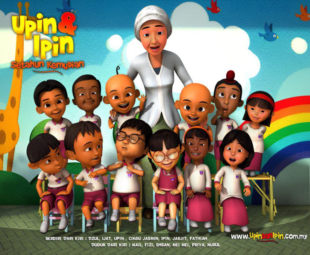 potret Fathiah sebagai murid Tadika Mesra (dok. Les' Copaque Production/Upin & Ipin)