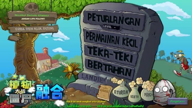 Link Download Plant VS Zombie Fusion Bahasa Indonesia Fanmade