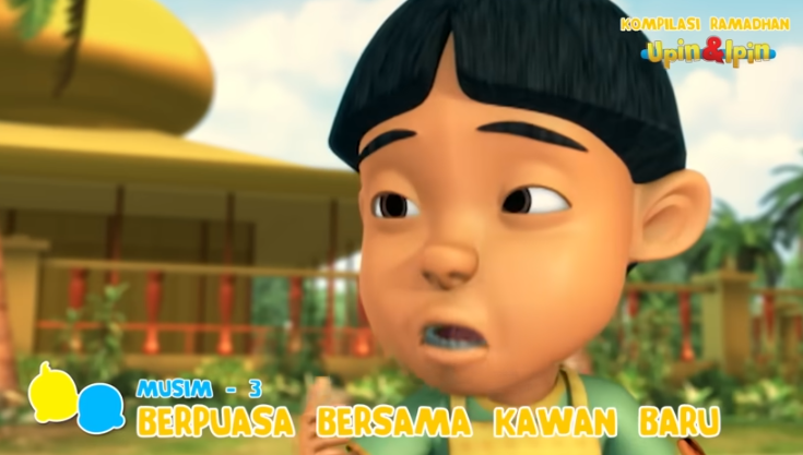 cuplikan Upin Ipin episode Berpuasa Bersama Kawan Baru (youtube.com/Les' Copaque Production)